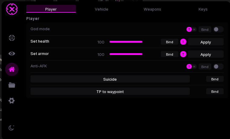 Player Config